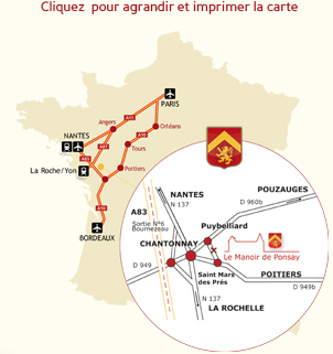 localiser le manoir de ponsay